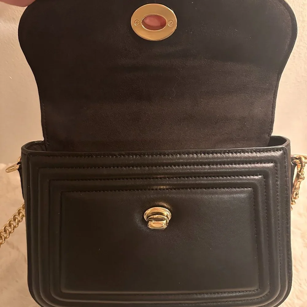 Coach Marlie Top Handle Satchel With Border Quilting - Picture 3 of 9